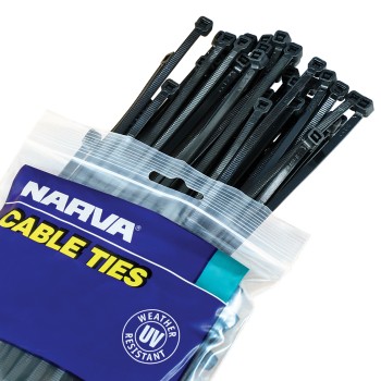 Black Cable Ties - 3.6mm x 140mm / Pack 100